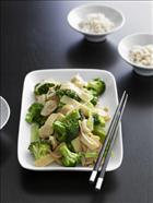 Asian Broccoli with Bamboo Shoots and Water Chestnuts